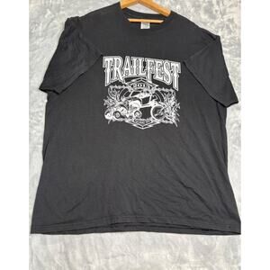 TrailFest Mens 2XL Black Short sleeve Shirt‎